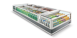 Refrigerated Island for frozen goods