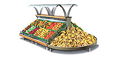 Refrigerated Island for fruit