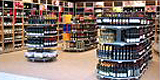 Large-scale distribution shelves/racks for wine shop